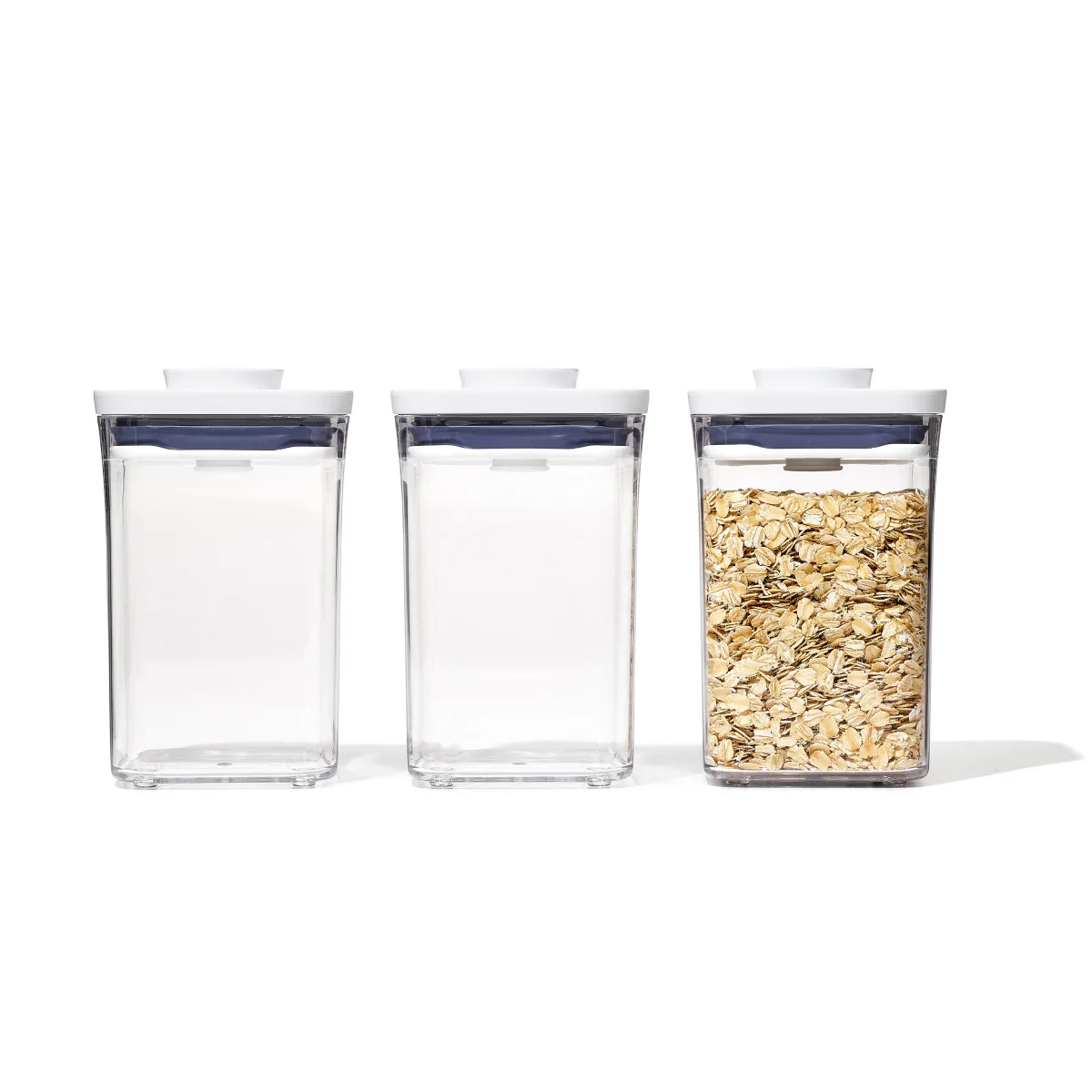 Eco-Friendly OXO POP 3-PC SM SQUARE SHORT SET Flexible