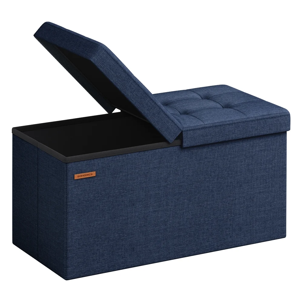 Elite SONGMICS MAZIE Collection - Storage Ottoman with Flipping Lid Dependable