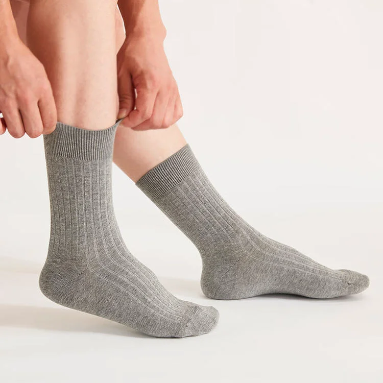 Genuine MEN SOCKS MID DGY Breathable
