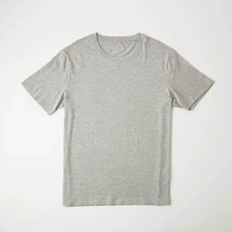 Pure MEN MODAL UNECK SHORT GY L Optimized