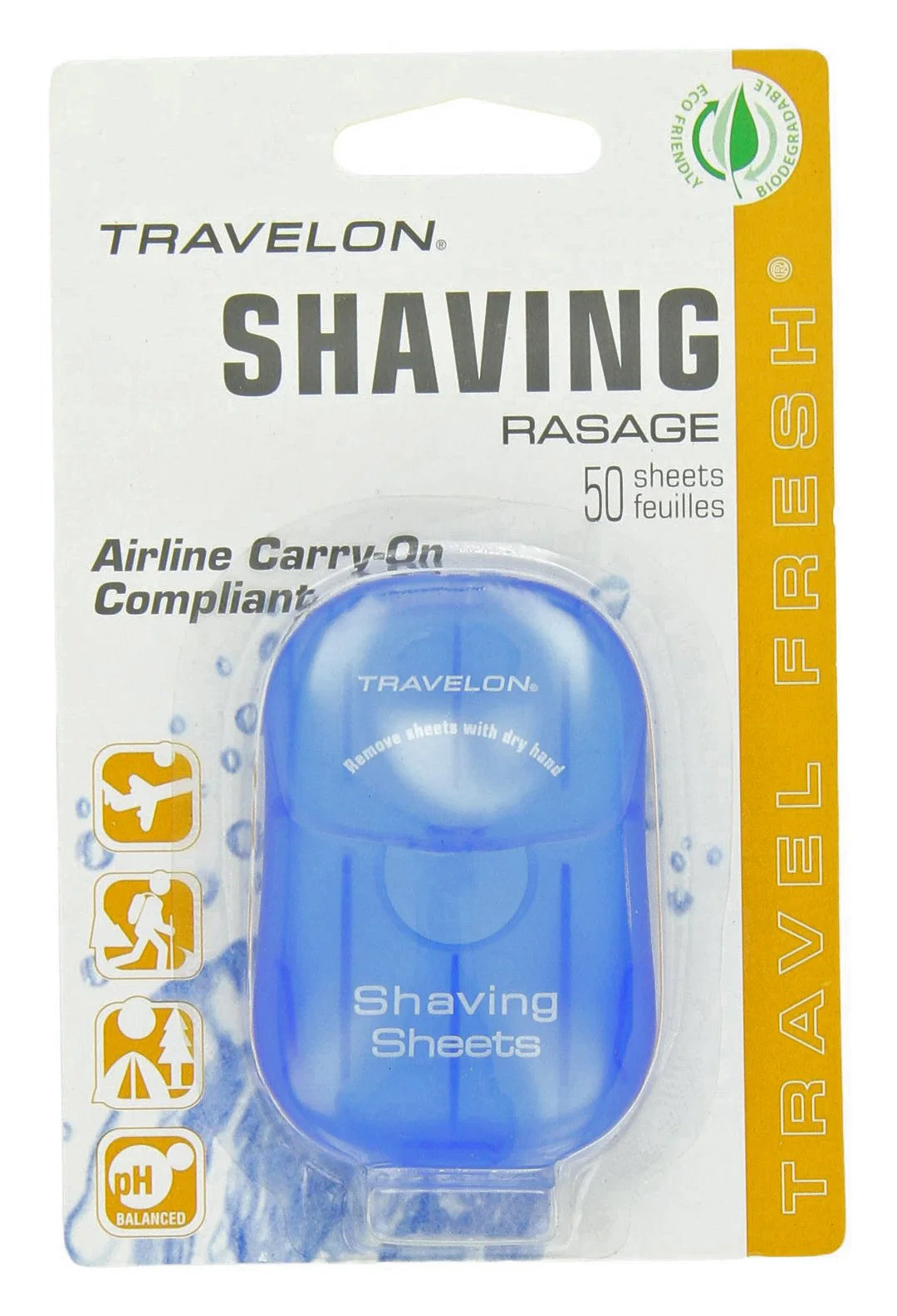 Recyclable TOILETRY SHEET - SHAVING CREAM Expertly Made