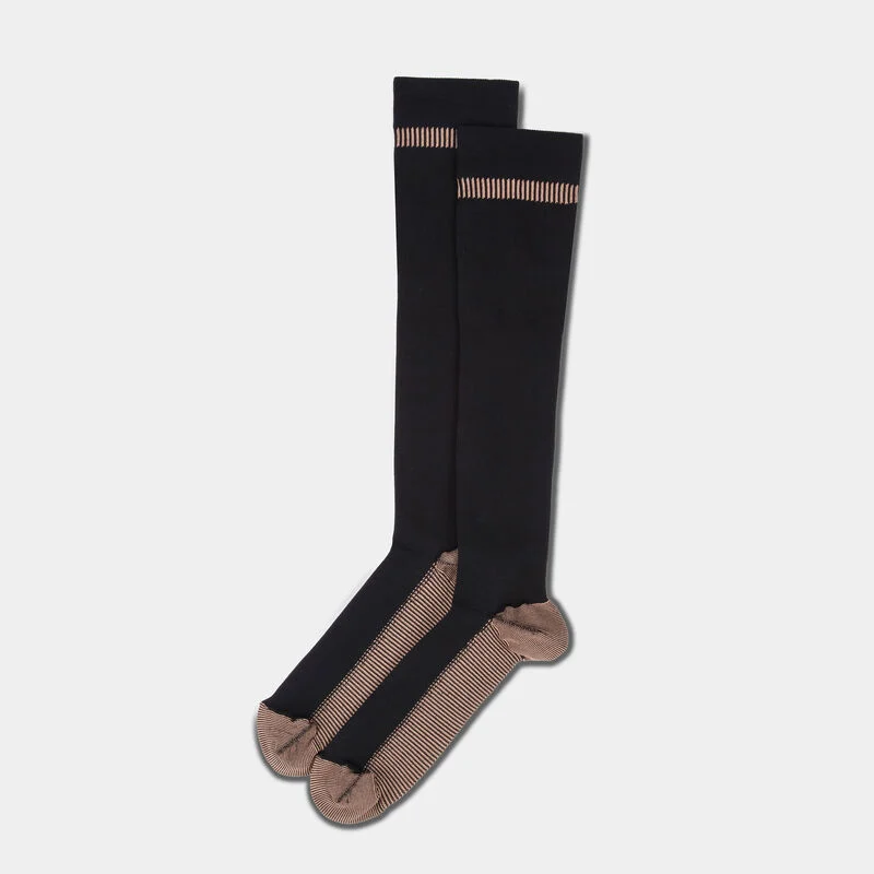 Refined COPPER INFUSED COMP SOCKS LG Functional