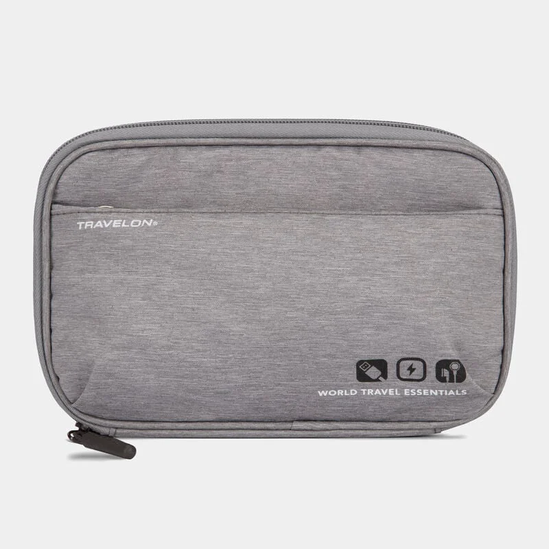 Luxury TECH ORGANIZER GRAY HEATHER Reliable