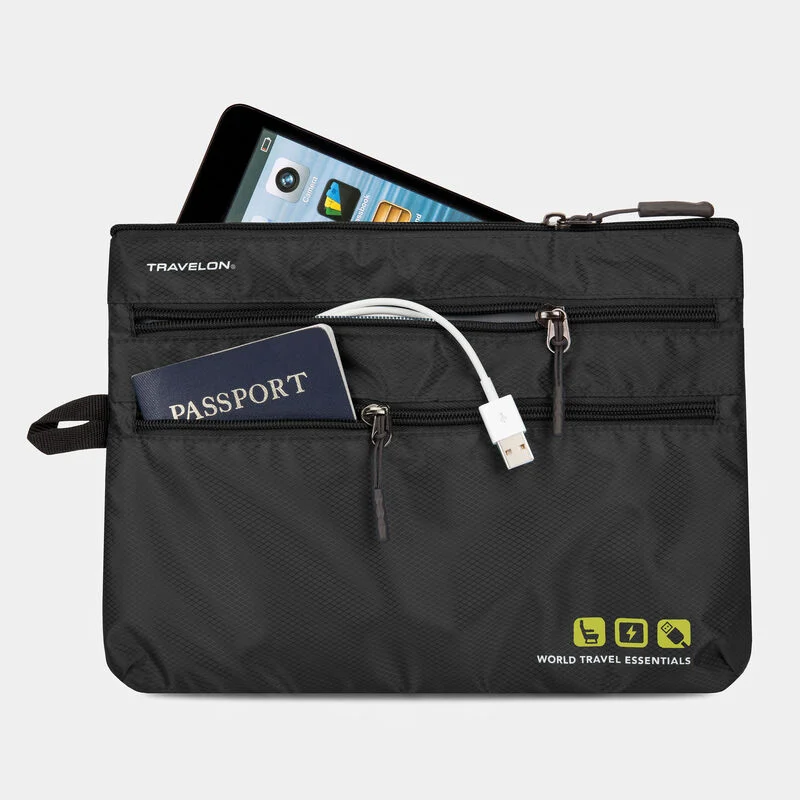 Modern SEAT PACK ORGANIZER BLACK Smooth