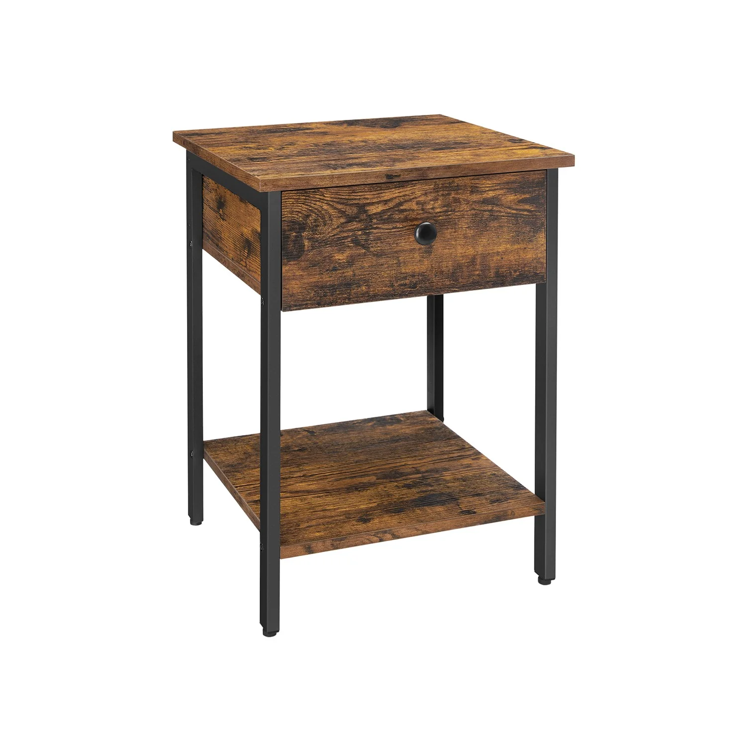 Prestigious VASAGLE Side Table with Drawer and Shelf Powerful