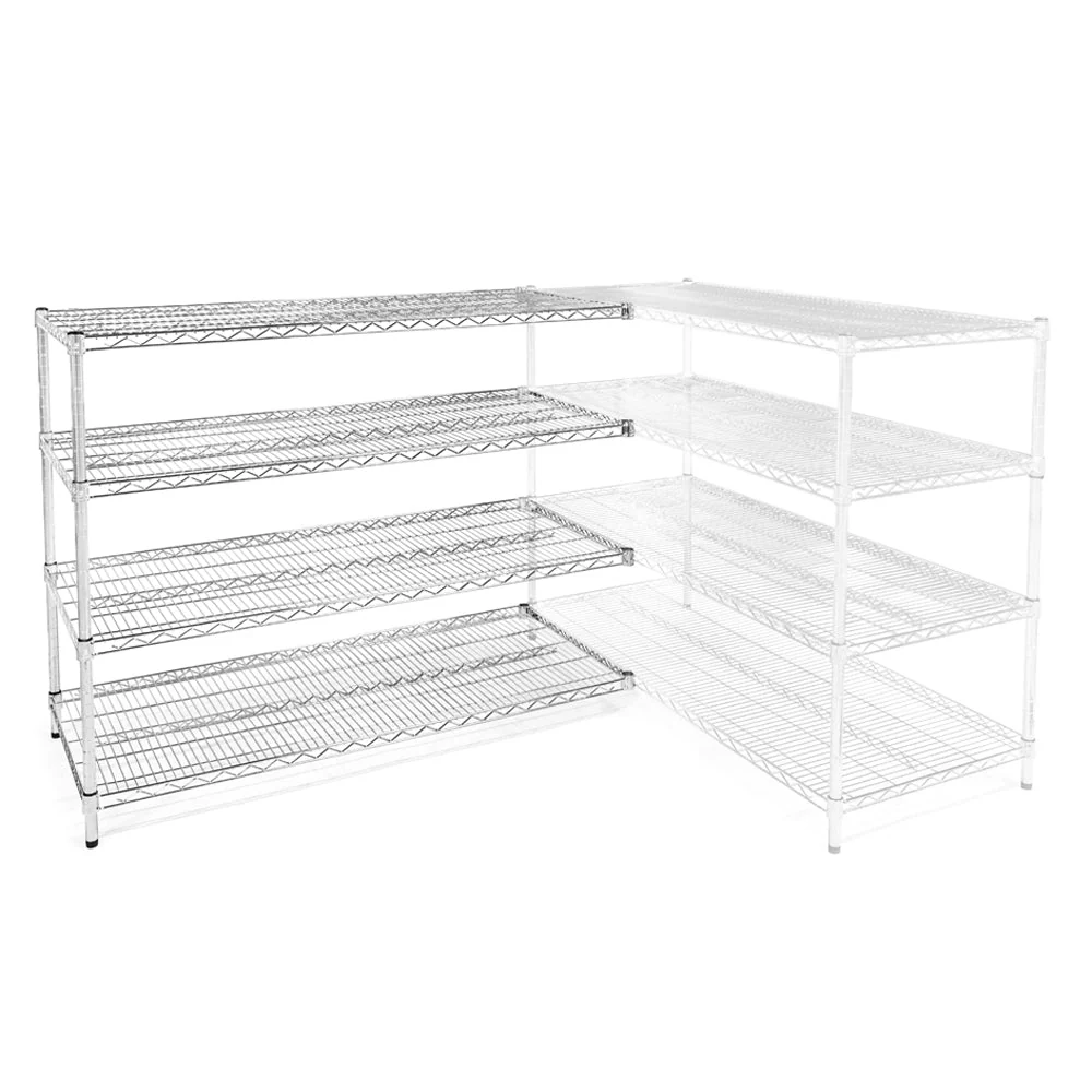 Innovative 21 quot d x 72 quot w Wire Shelving Add-Ons w 4 Shelves Enhanced