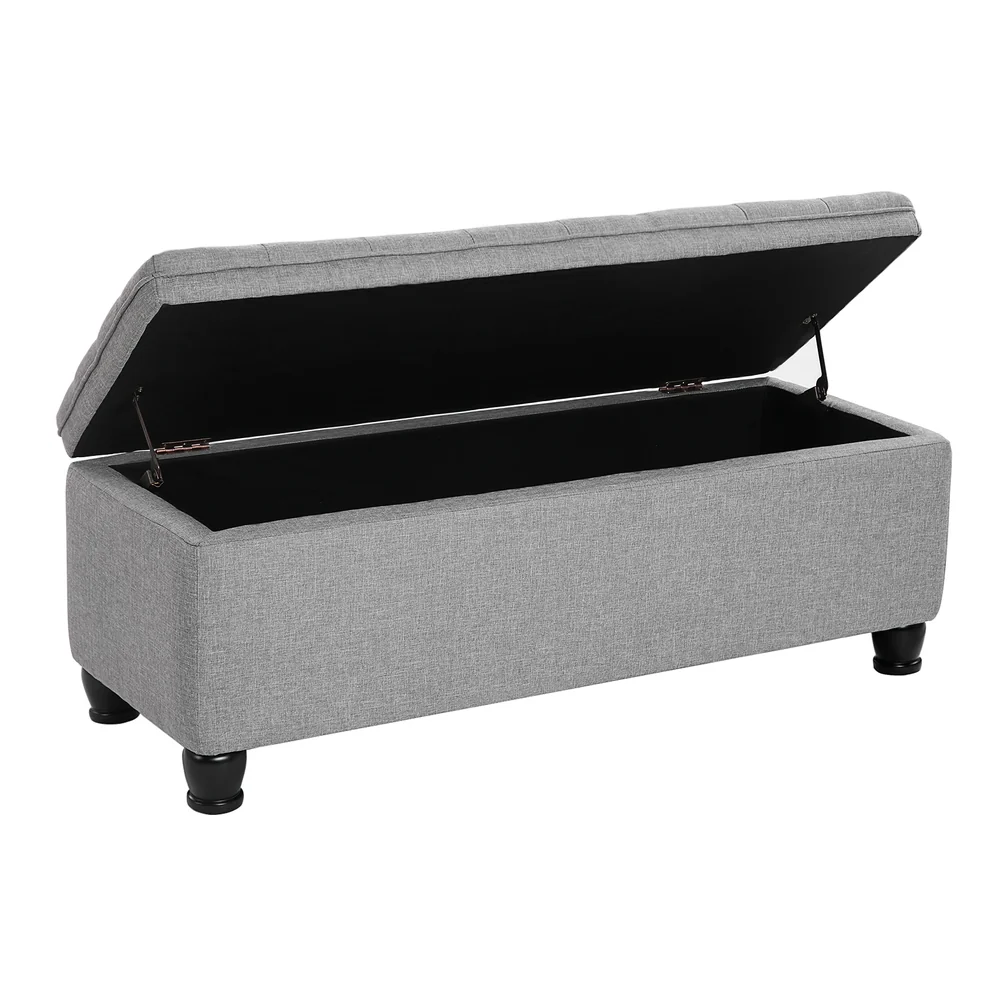 Secure SONGMICS 46.5 Storage Ottoman User-Friendly