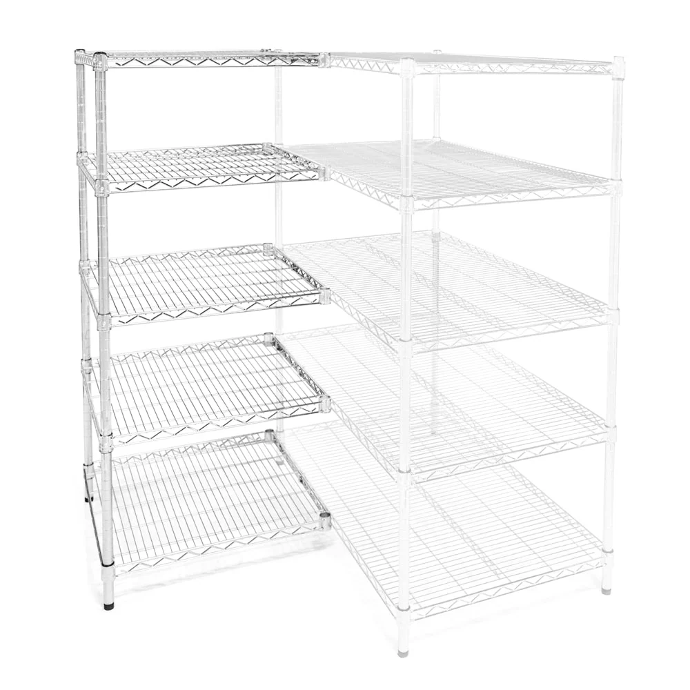 First-Class 24 quot d x 36 quot w Wire Shelving Add-Ons w 5 Shelves Prestigious
