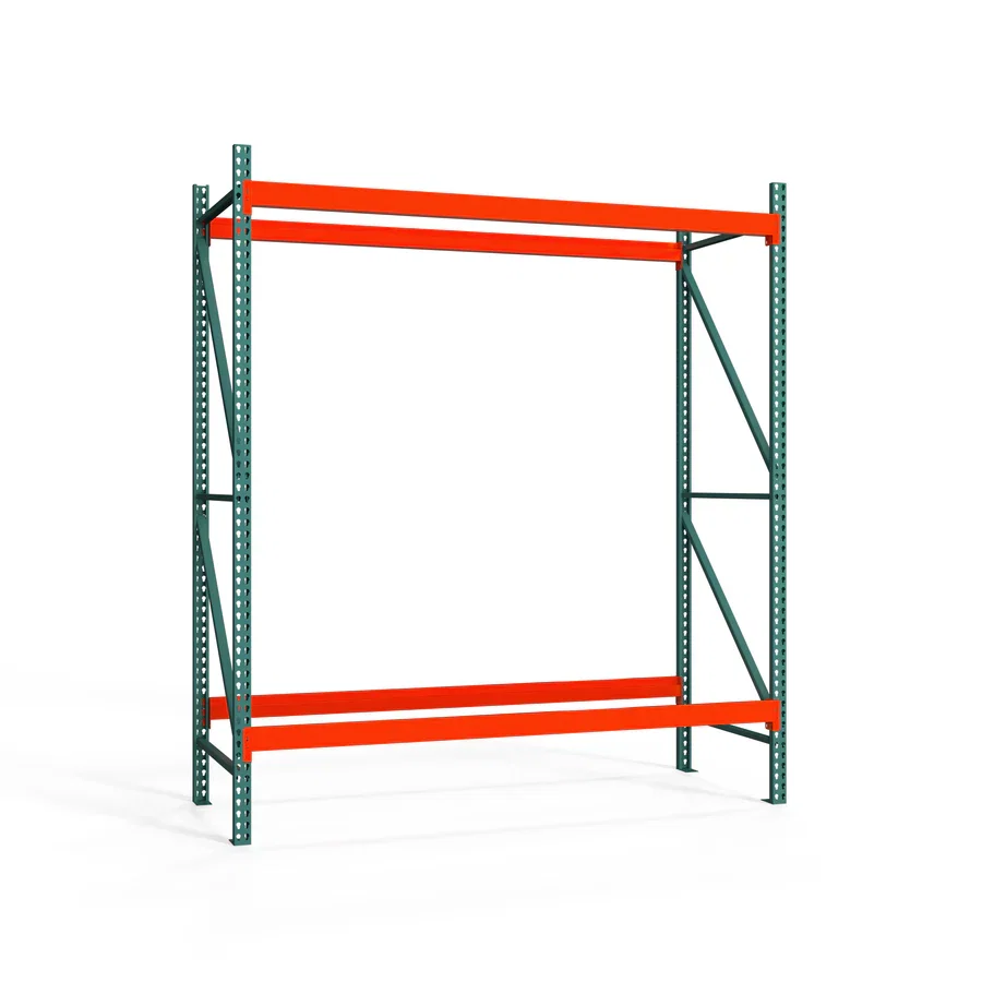 Original 2-Tier Teardrop Pallet Rack Starter Units - 42 quot d x 120 quot h Consistent