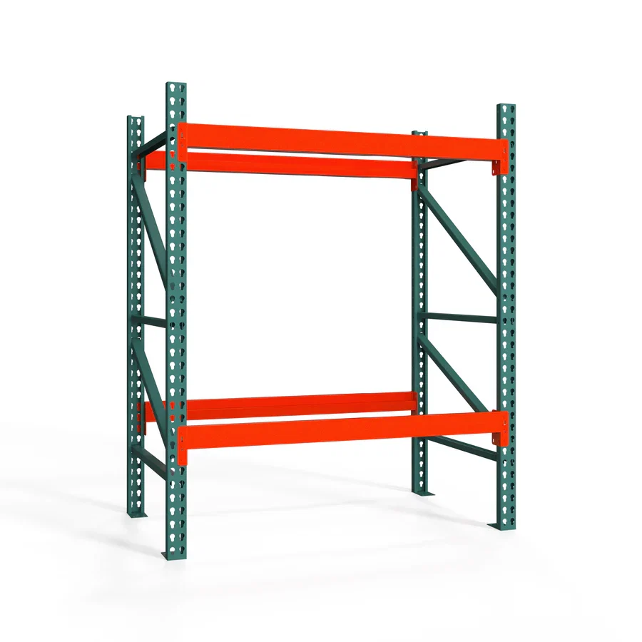 Minimalist 2-Tier Teardrop Pallet Rack Starter Units - 24 quot d x 72 quot h World-Class