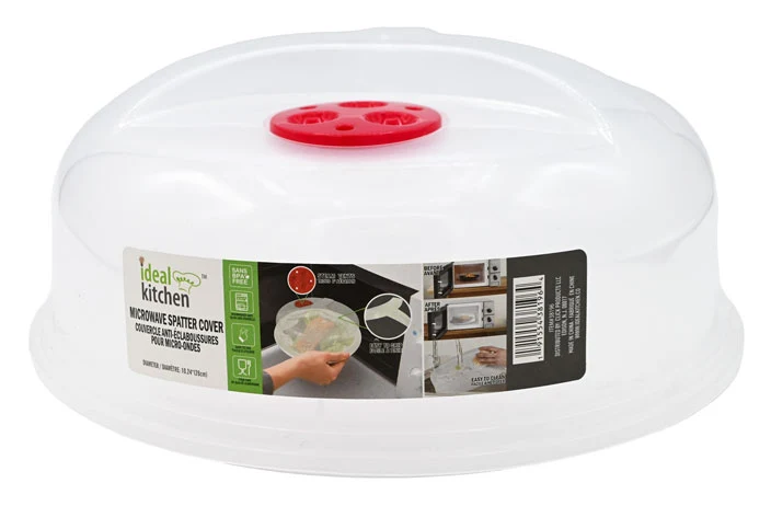 Durable MICROWAVE SPLATTER COVER W VENT Easy-to-Use