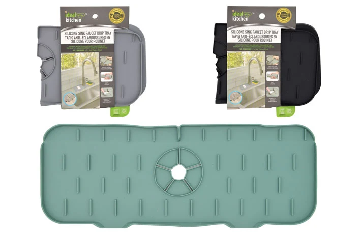 Specialty SILICONE SINK FAUCET MAT Recyclable