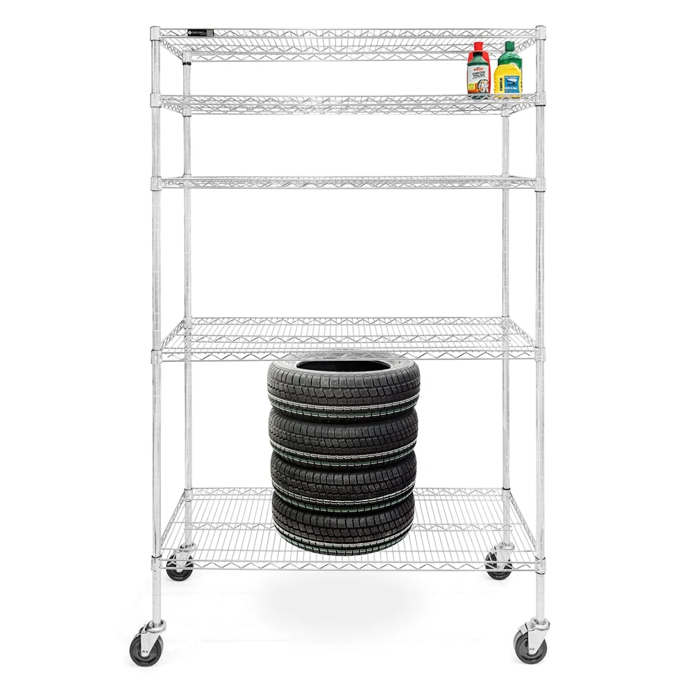 Optimized 5-Tier Garage Tire Storage Trusted