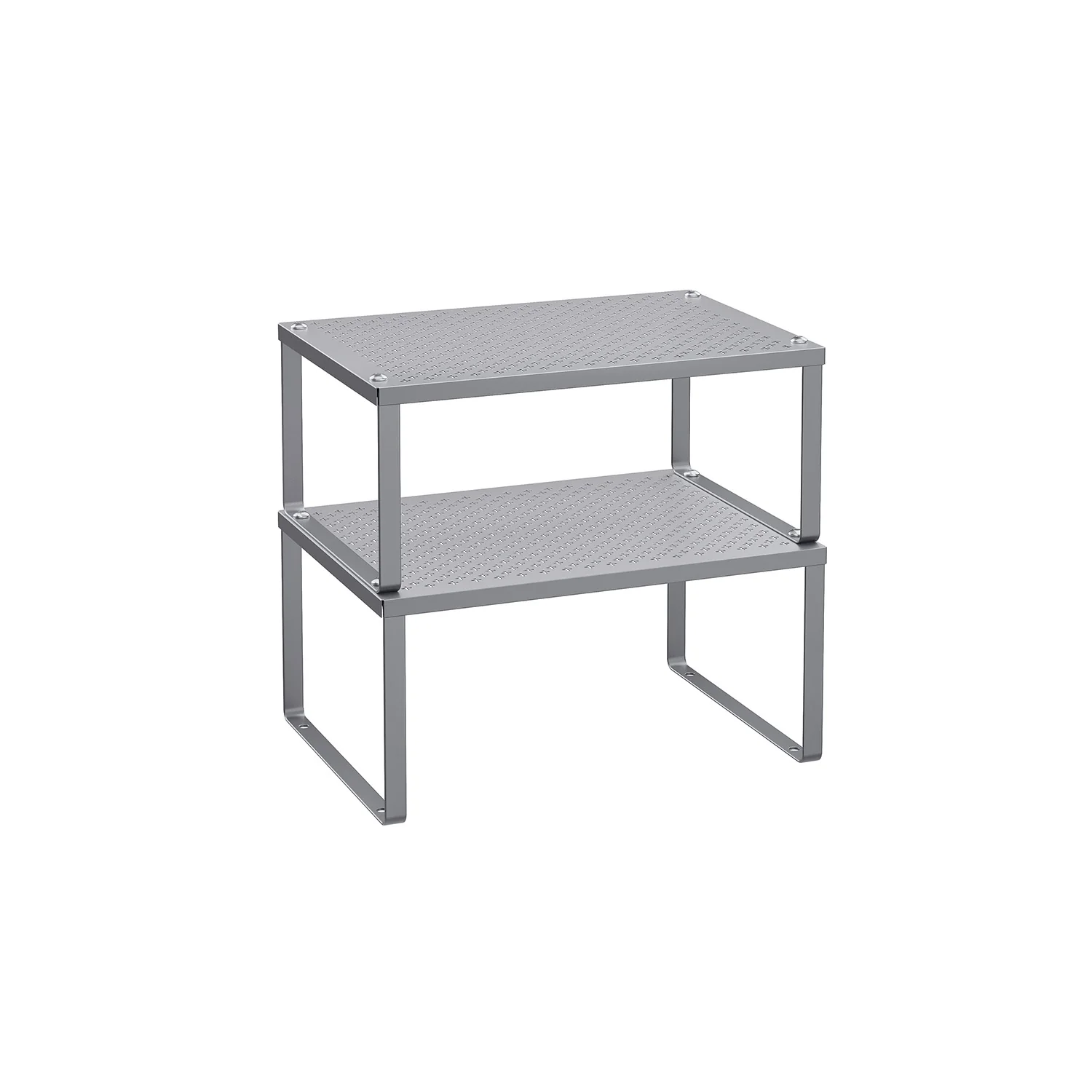 Healthy SONGMICS Set of 2 Cabinet Shelf Organizers Practical