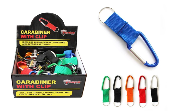 Sustainable CARABINER W KEY RING Reusable