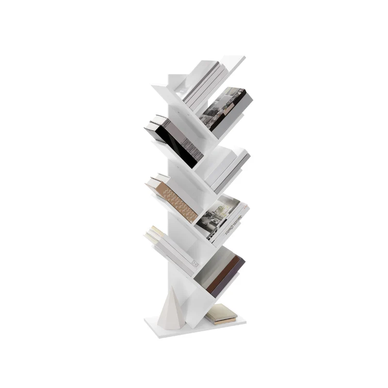 Smart VASAGLE 9-Tier standing Bookshelf Sustainable