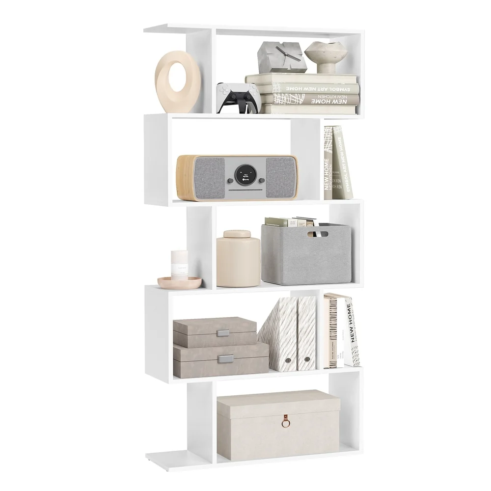 Clean VASAGLE 5-Tier Display Shelf and Room Divider Specialty