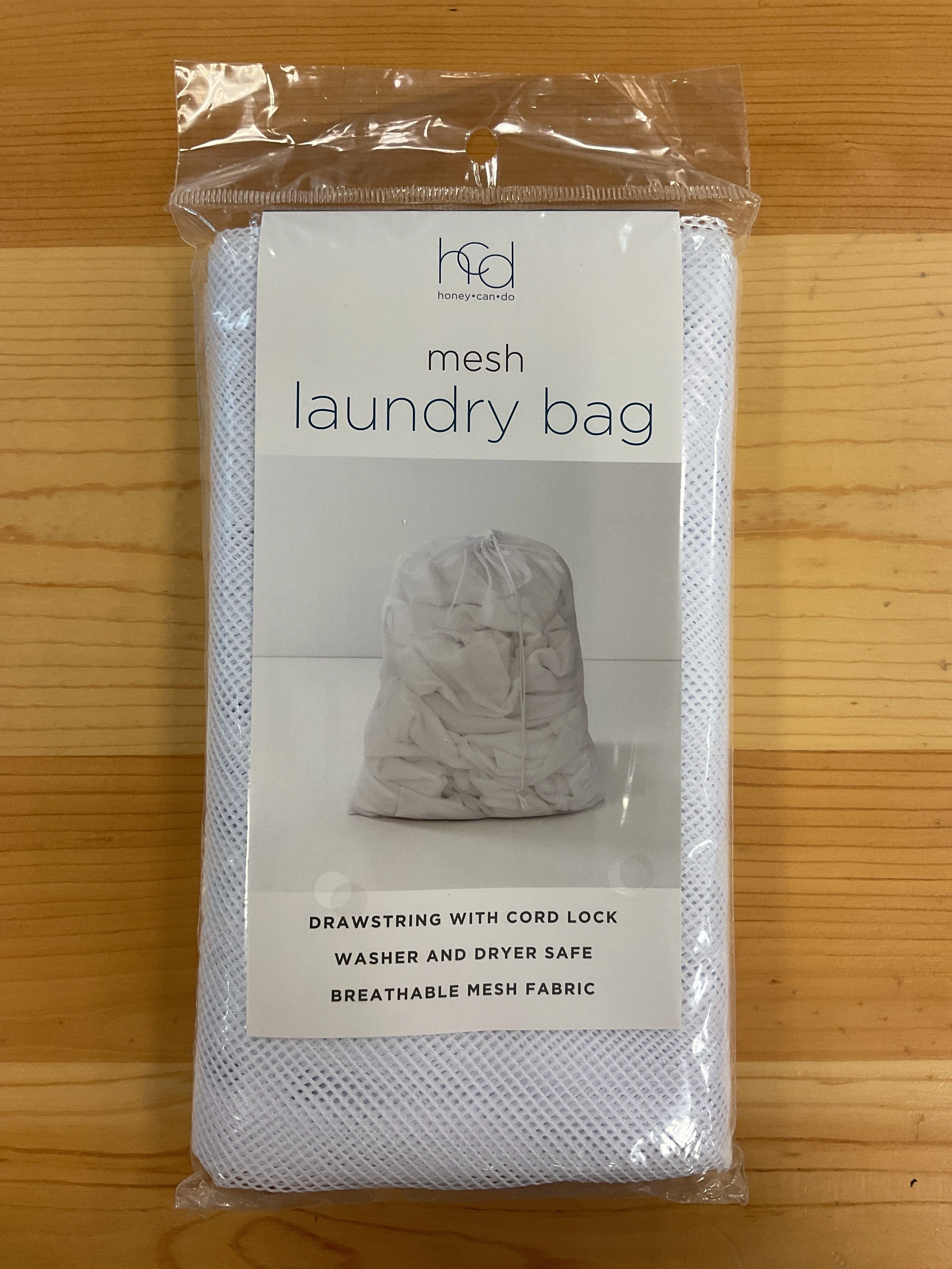 Classic HCD MESH LAUNDRY BAG WHITE Flexible