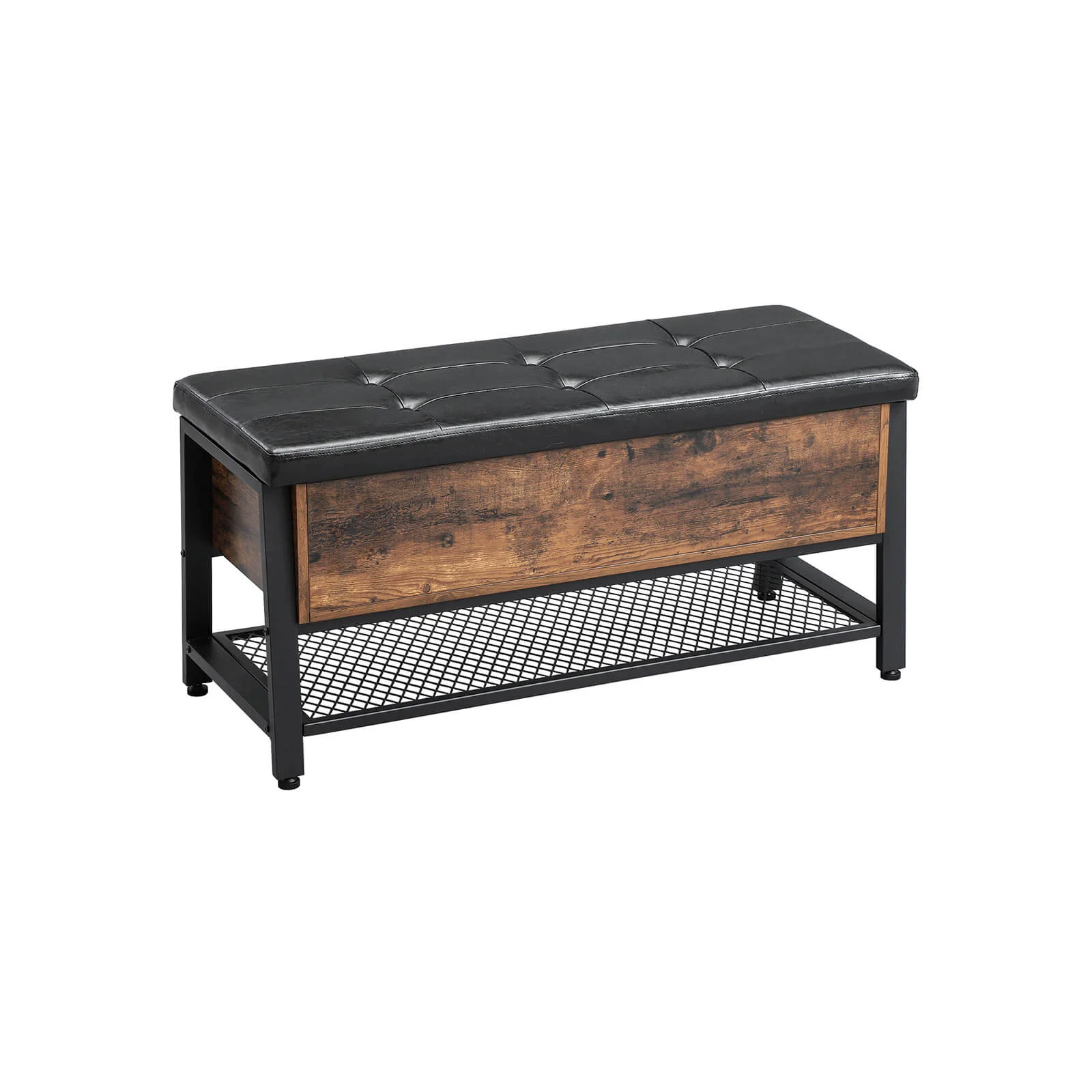 Safe VASAGLE Padded Seat Storage Bench Durable