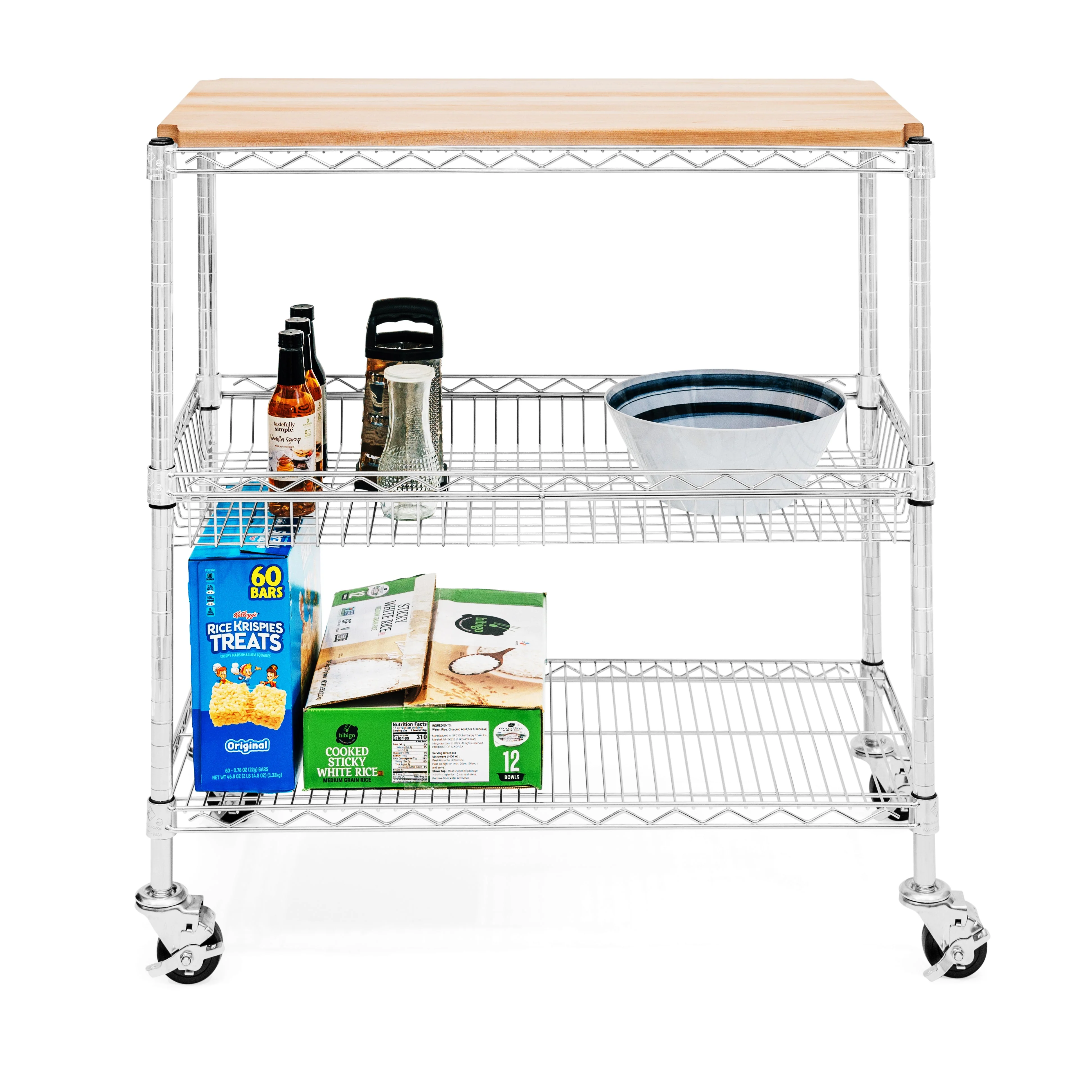 Professional Mobile Kitchen Island Fine Crafted