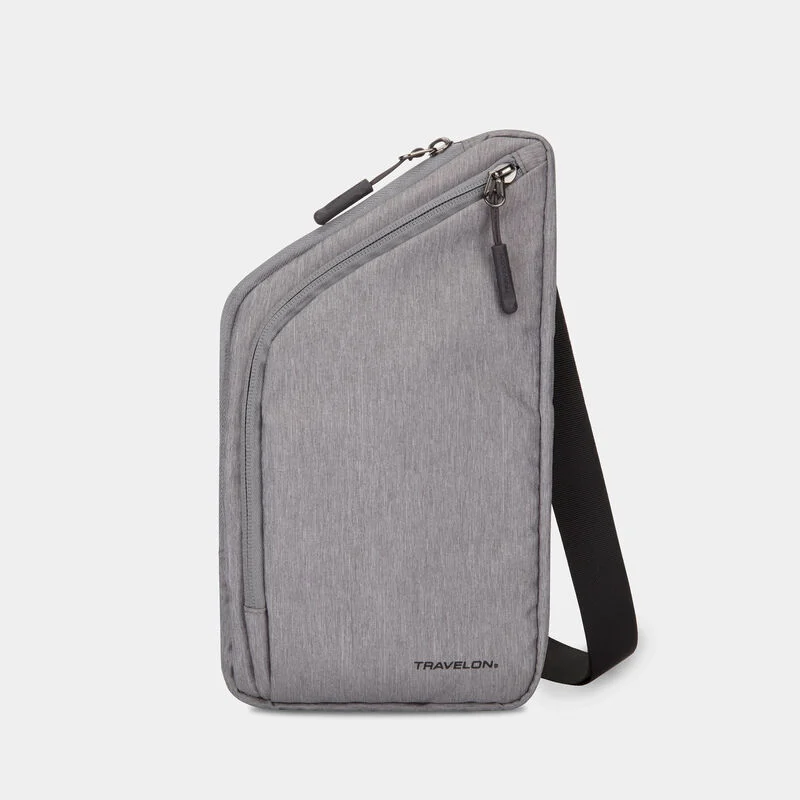 Proven SLIM CROSSBODY BAG GRAY HEATHER Unique