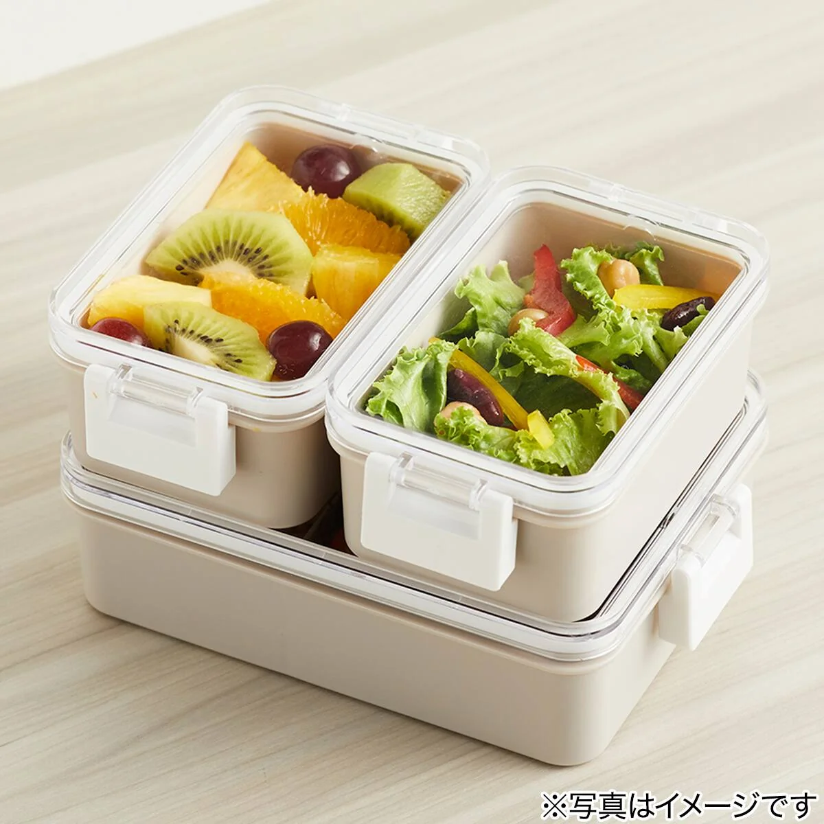 Versatile Stackable Lunch Box 300ml PL002 Mocha High-Performance