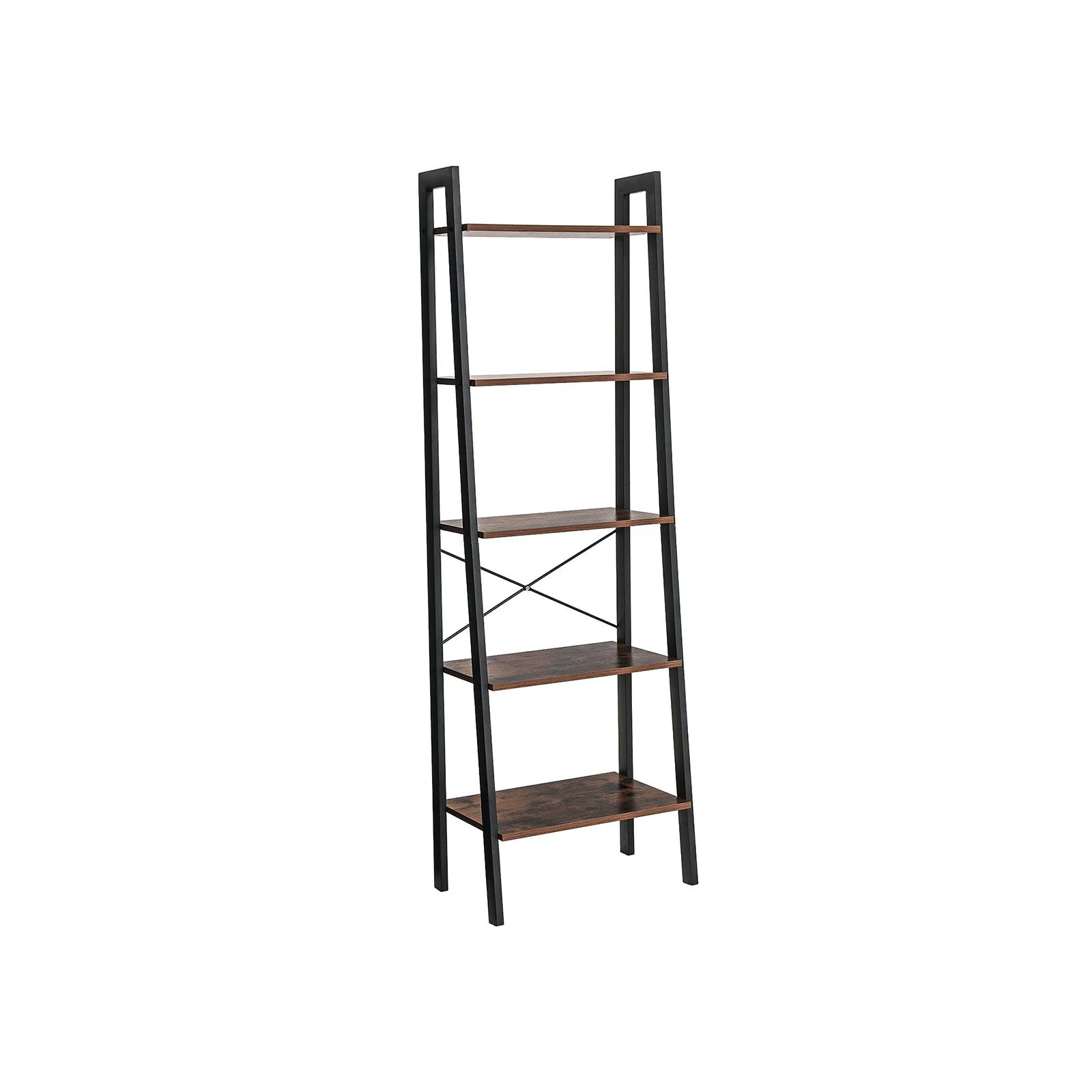 Elite VASAGLE 5-Tier Vintage Ladder Shelf Recyclable