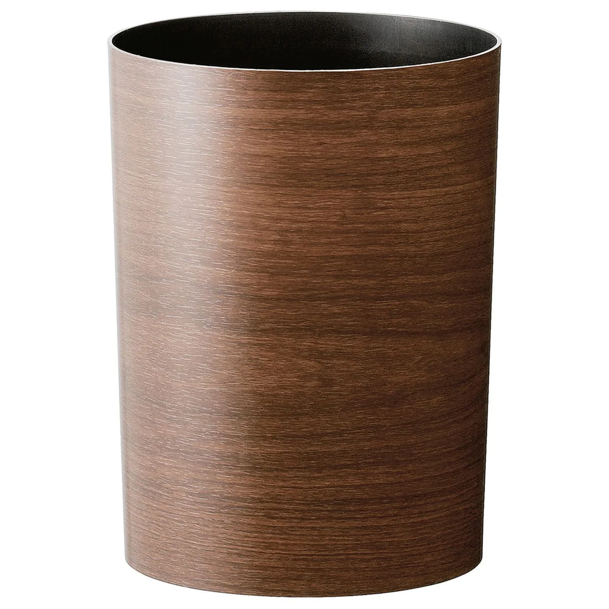 Contemporary Wood Grain Dust Box 8.2L Brown Powerful