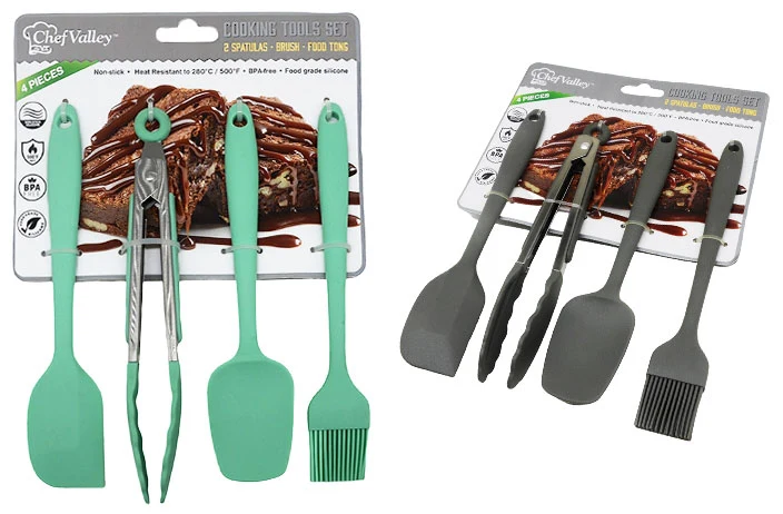 Smart SILICONE MINI UTENSILS SET 4 Comfortable