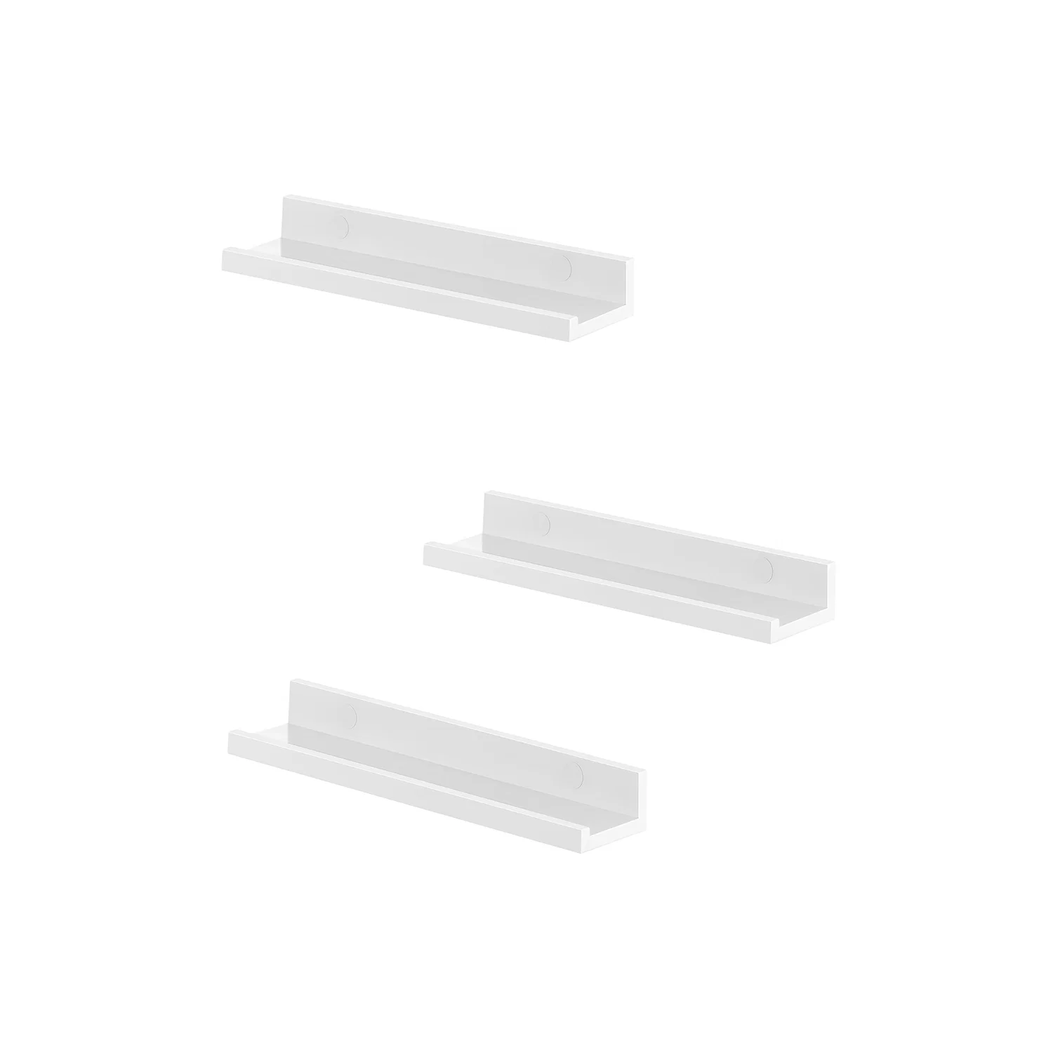 Trendy SONGMICS SONGMIS Set of 3 Floating Wall Shelves Recyclable