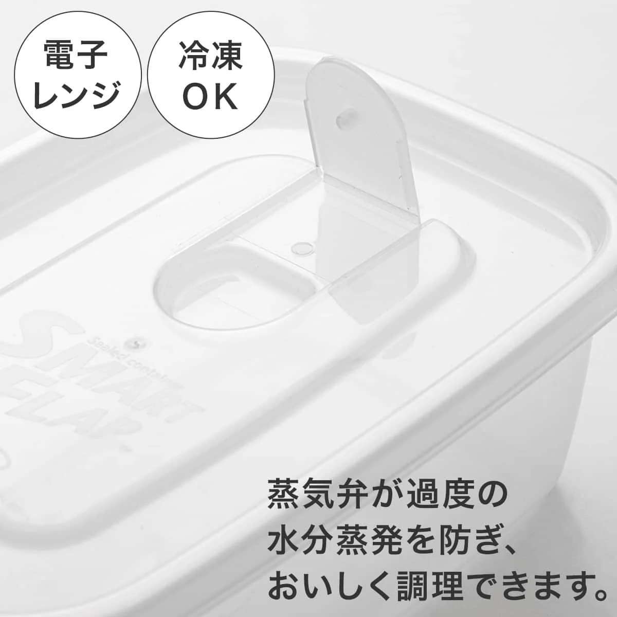 Exceptional Microwave-Safe Food Storage Container 610ml Clear Sustainable