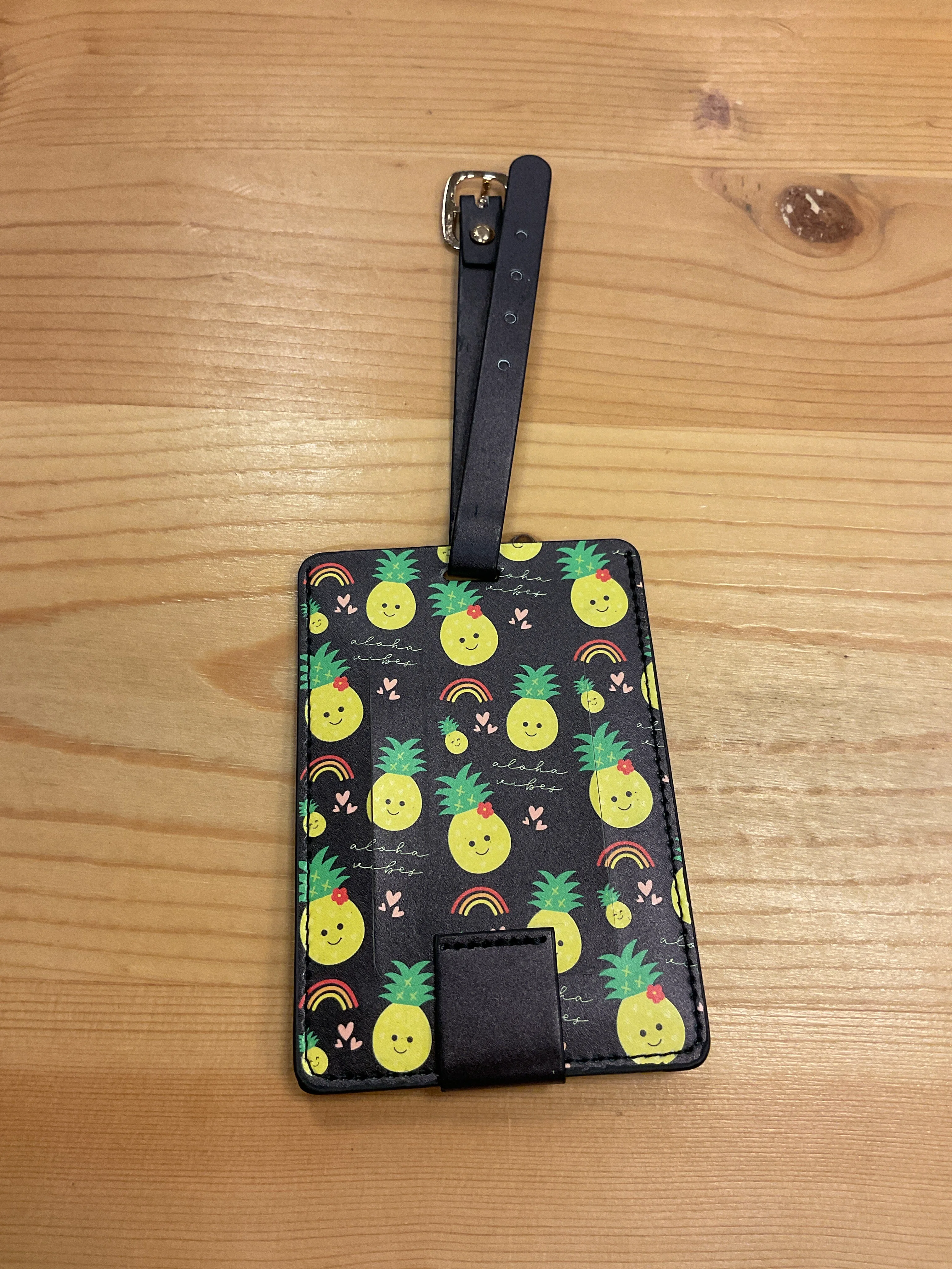 Classic EDEN LUGGAGE TAG ALOHA VIBES BLACK Top-Quality