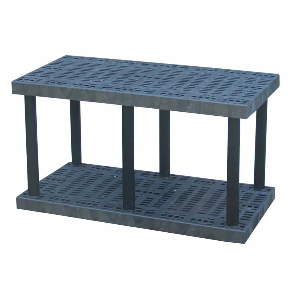 Safe DuraShelf Grid Top 24 quot d x 48 quot w x 27 quot h Base 2-Shelf Flexible
