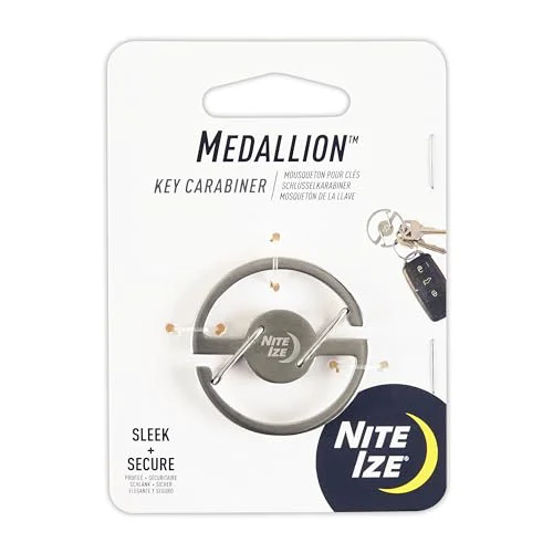 Solid MEDALLION KEY CARABINER Refined