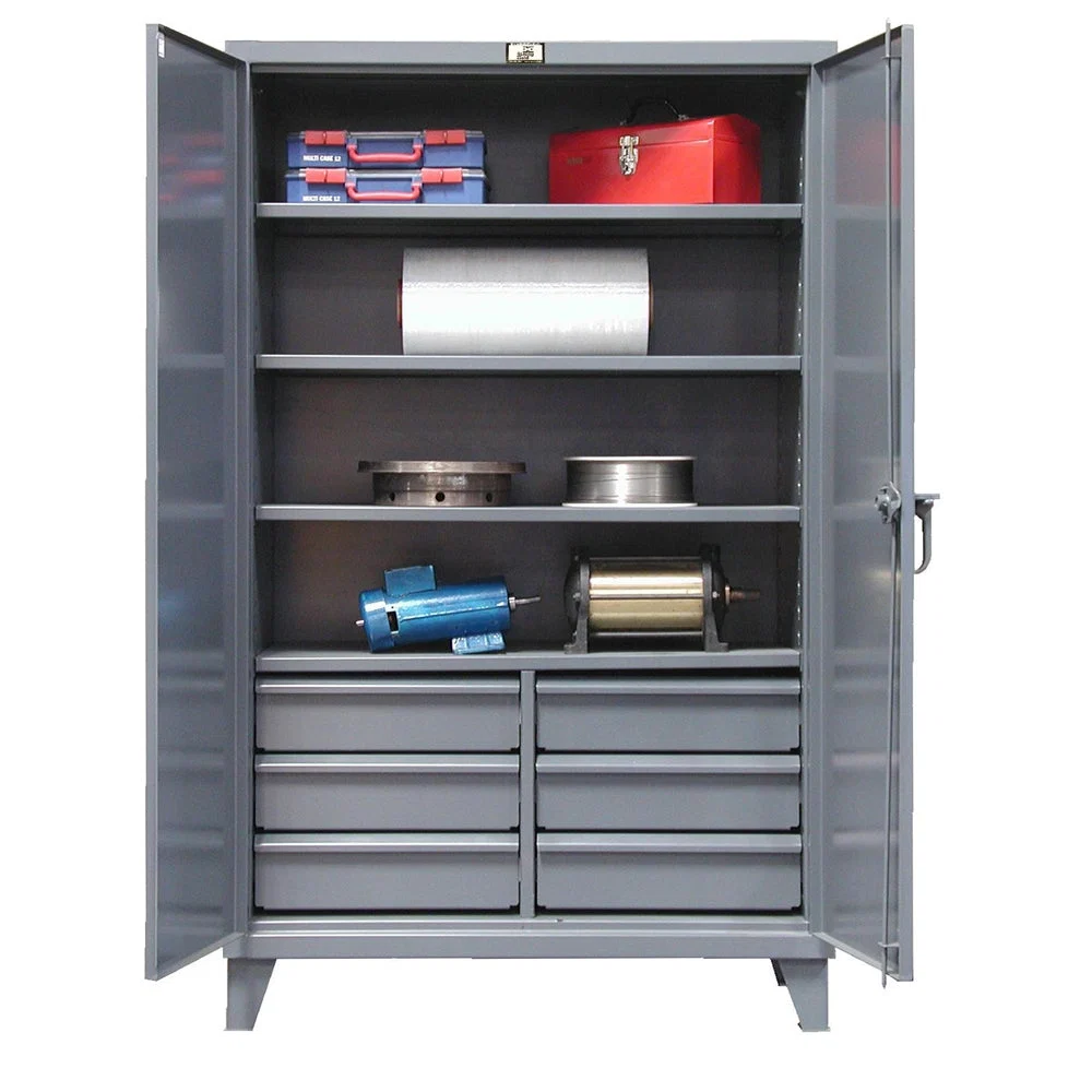 Refined Floor Model Cabinets w Lower Drawers Durable
