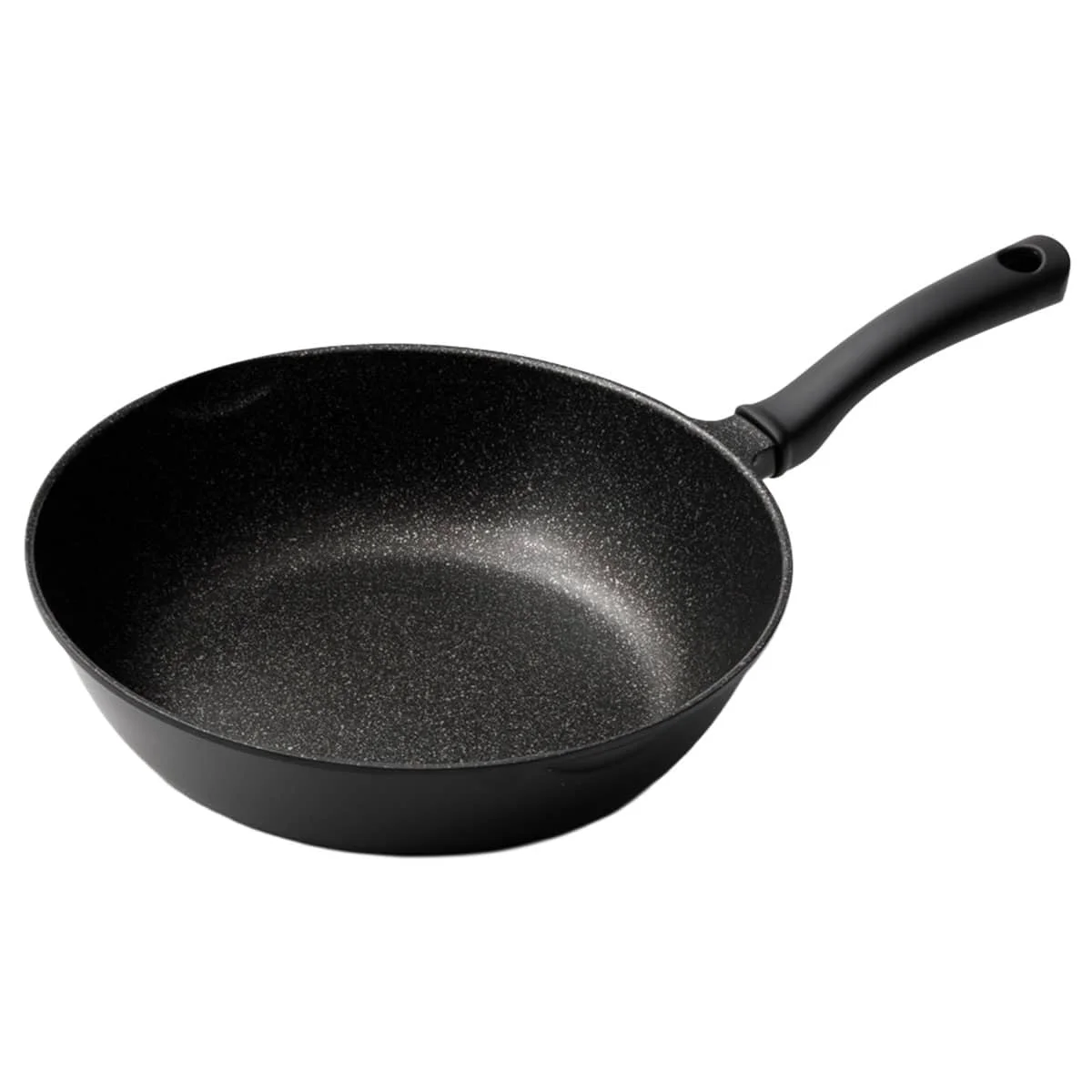 Fine Crafted Gas Wok Pan 28cm Black KY097 Green