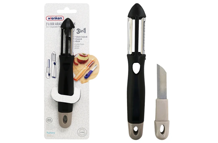 Unique KITCHEN PEELER 3-IN-1 Convenient
