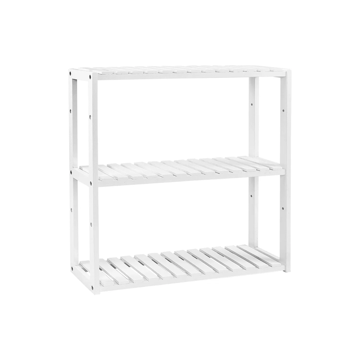 Crafted SONGMICS Wall Mounted 3-Tier Utility Storage Shelf Trendy