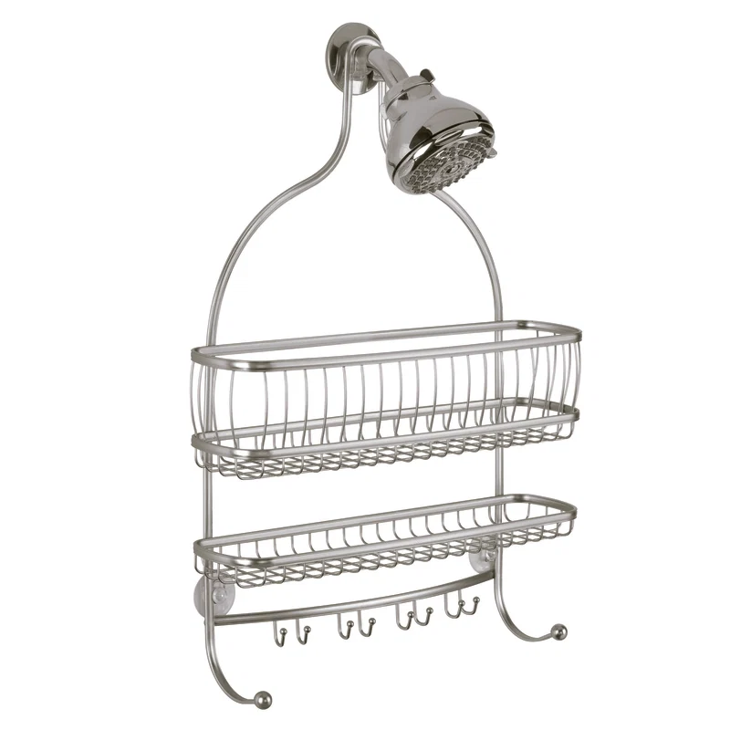 Top-Quality SHOWER CADDY YORK LYRA SATIN NICKEL Exceptional