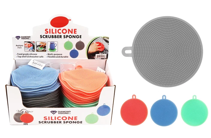 Advanced SILICONE SCRUBBER SPONGE Solid