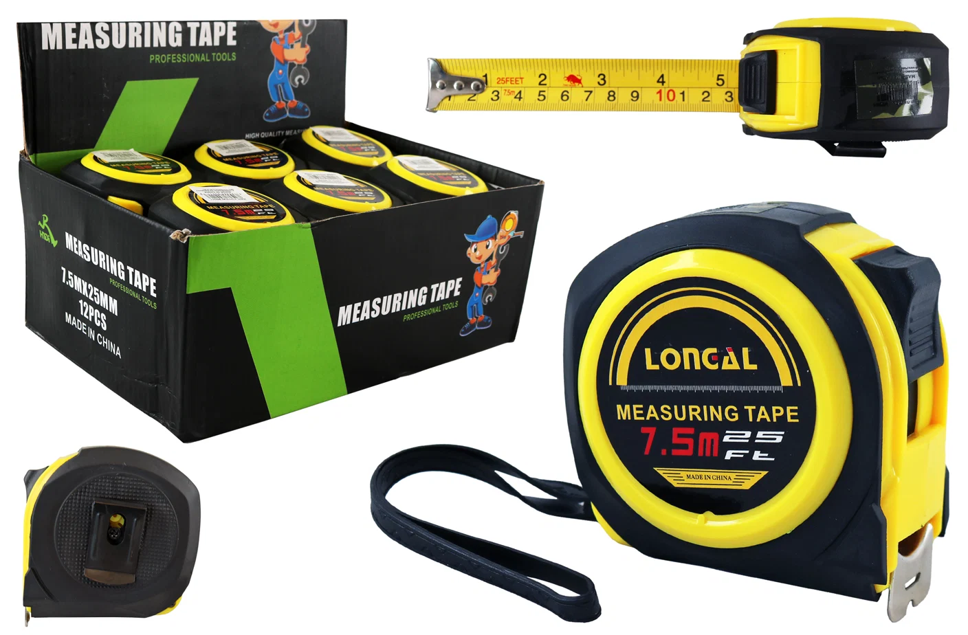 Functional 25 39 TAPE MEASURE W RUBBER GRIP Minimalist