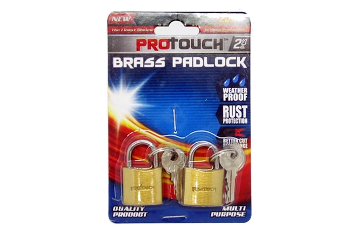 Versatile BRASS PADLOCKS 3 4 quot 2 PACK Genuine