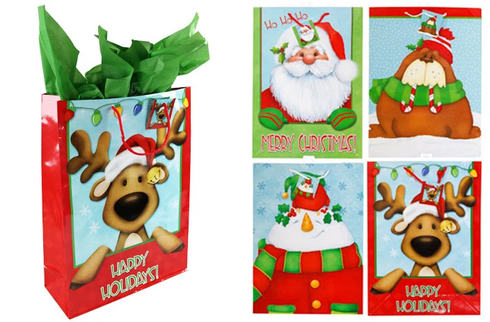 Quality CHRISTMAS GIFT BAG XL Trendy