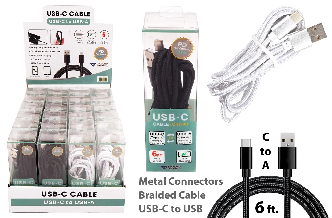 Enhanced BRAIDED USB-C CABLE 6 39 C TO A Next-Generation