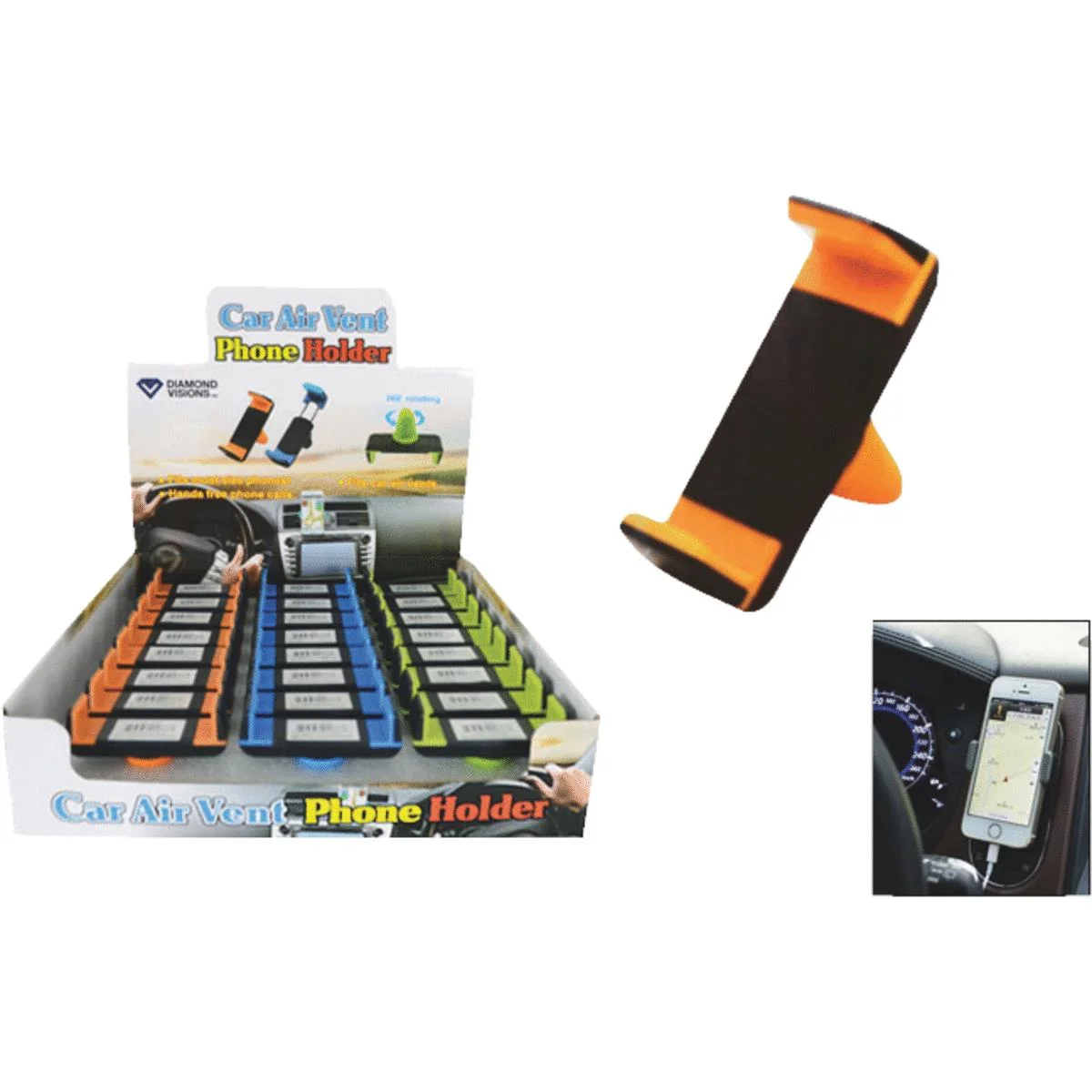 Elegant CAR AIR VENT PHONE HOLDER Optimized