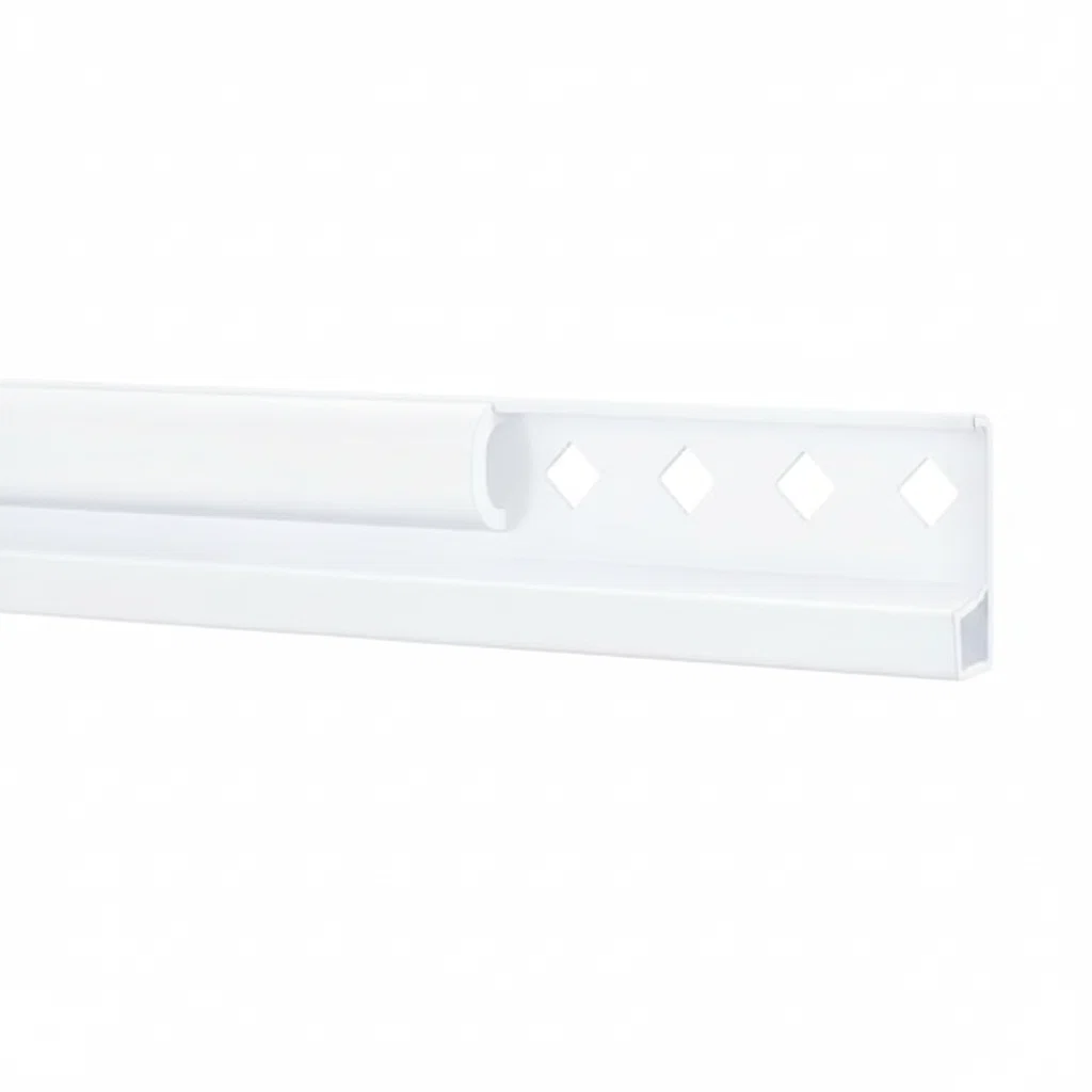 Expertly Made domRail Closet Hanging Rails w Covers - White Comfortable