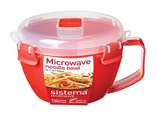Environmentally Friendly RED MICROWAVEABLE BOWL Sustainable