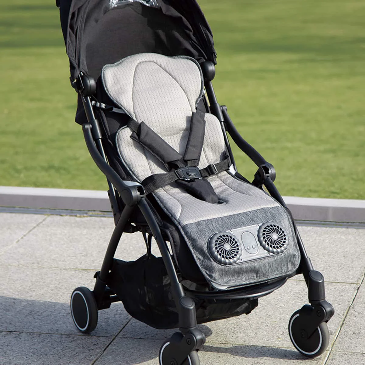 Fashionable Stroller Pad with Fan AR002 Traditional
