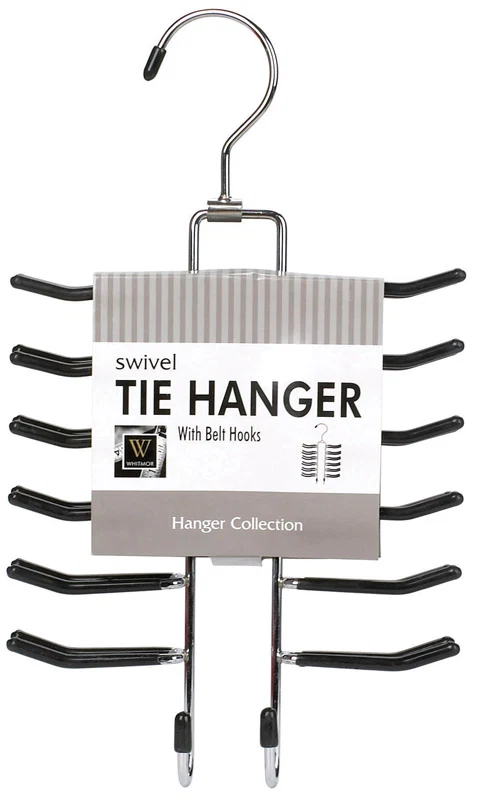 Top-Quality CHROME SLIDING TIE RACK Pure