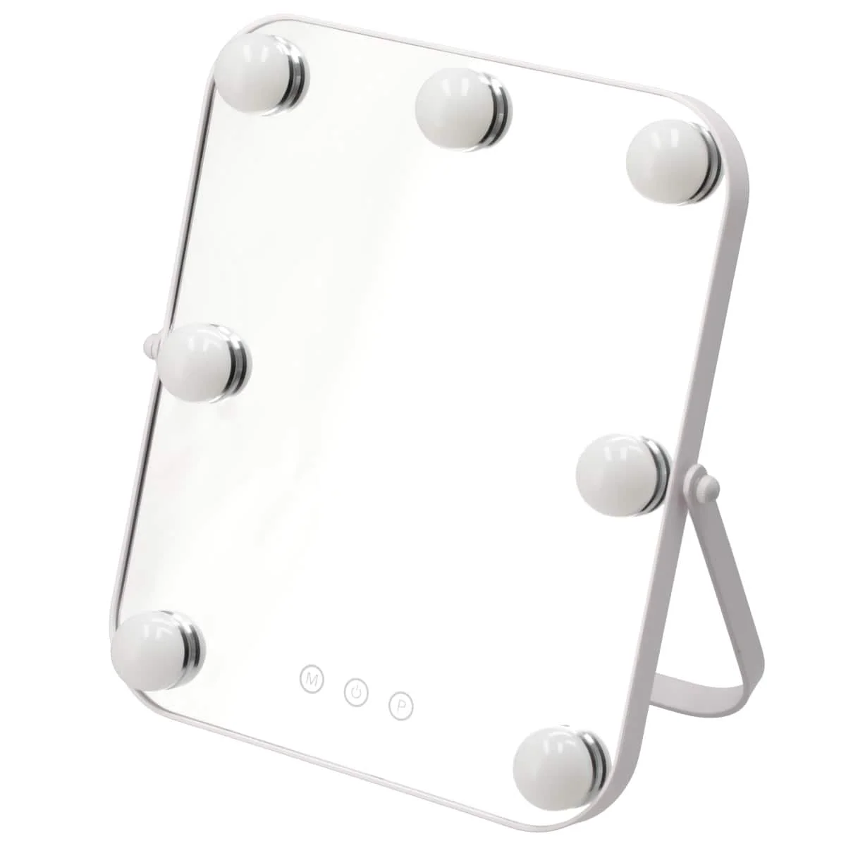 Responsible Cosmetic Mirror with 7 Lights 115553-001 White Eco-Friendly